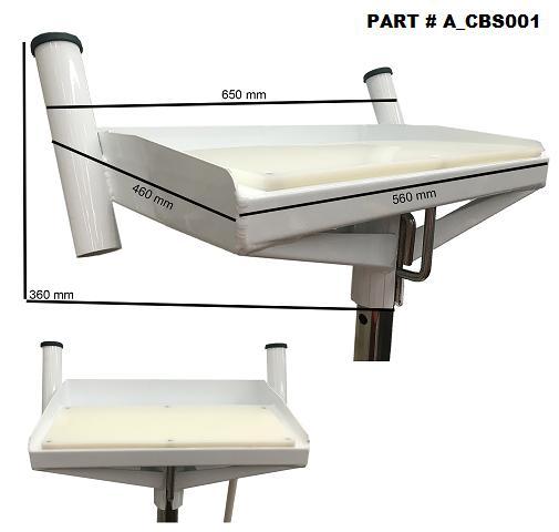 QUINTREX ALLOY BAIT BOARD WITH POLE